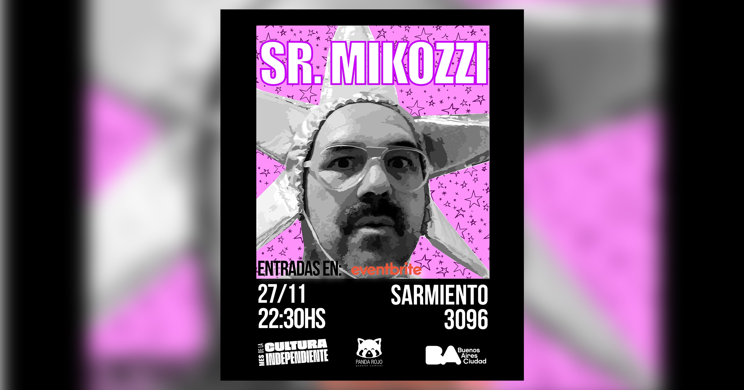 Sr. Mikozzi en Panda Rojo Espacio Cultural