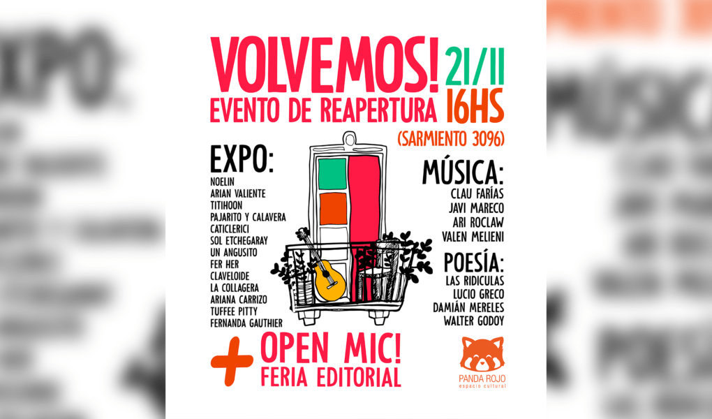 Evento de Reapertura de Panda Rojo Espacio Cultural