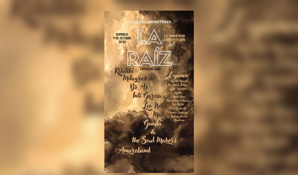 La Raíz Vol. 2 - Ciclo de Cantautorxs en Panda Rojo Espacio Cultural