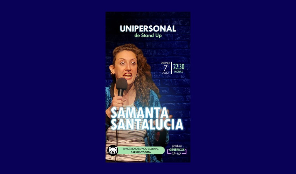 Sam Santalucía Unipersonal Stand Up en Panda Rojo Espacio Cultural